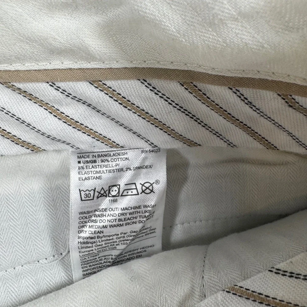 Banana Republic Mason Athletic Tapered Fit Chino Pants Navy Blue Mens 32x33